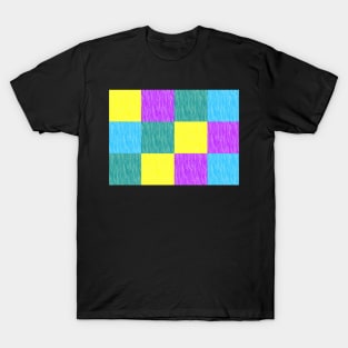 Vibrant Checker Pattern T-Shirt